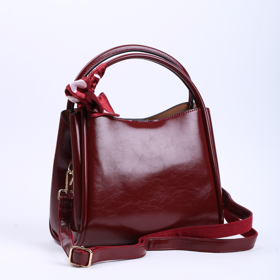 Joyce - Malbec Handbag