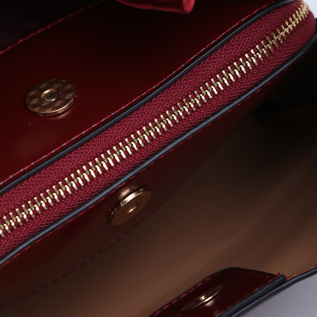 Joyce - Malbec Handbag